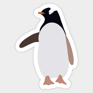 Gentoo Penguin Sticker Sticker